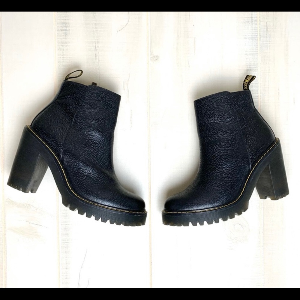 Dr. Martens Magdalena Heeled Chelsea Boots Size 9
